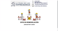 Desktop Screenshot of lacasadelasimpresoras.com