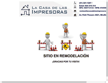 Tablet Screenshot of lacasadelasimpresoras.com